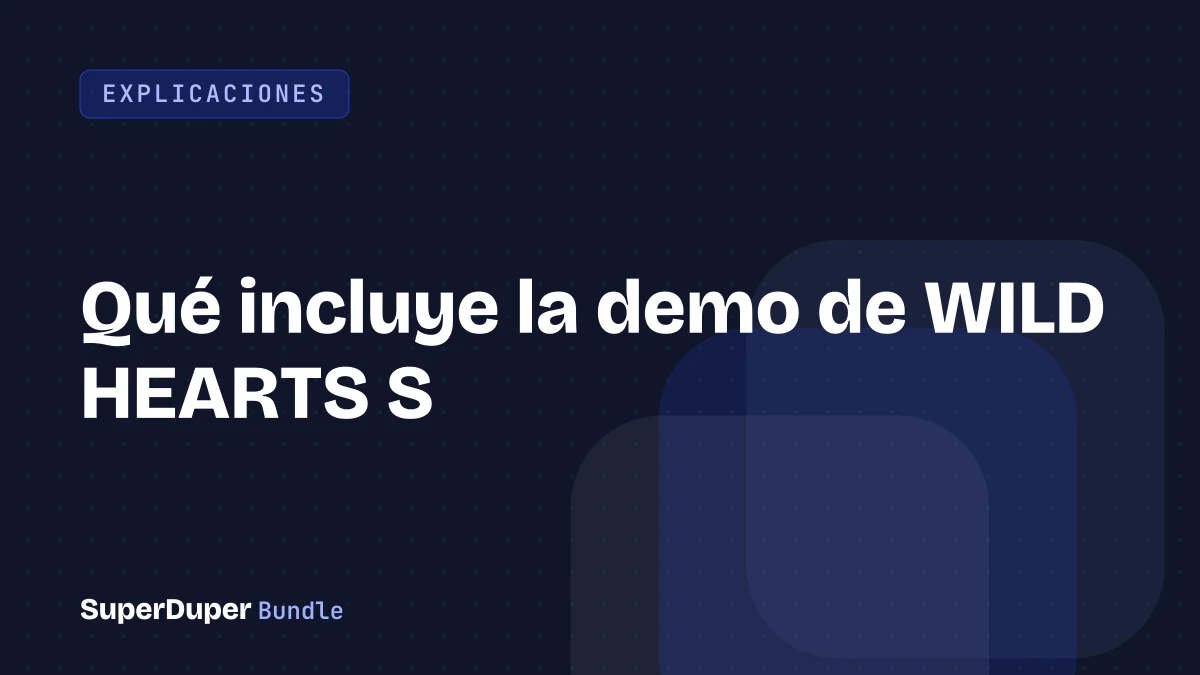 Qué incluye la demo de WILD HEARTS S