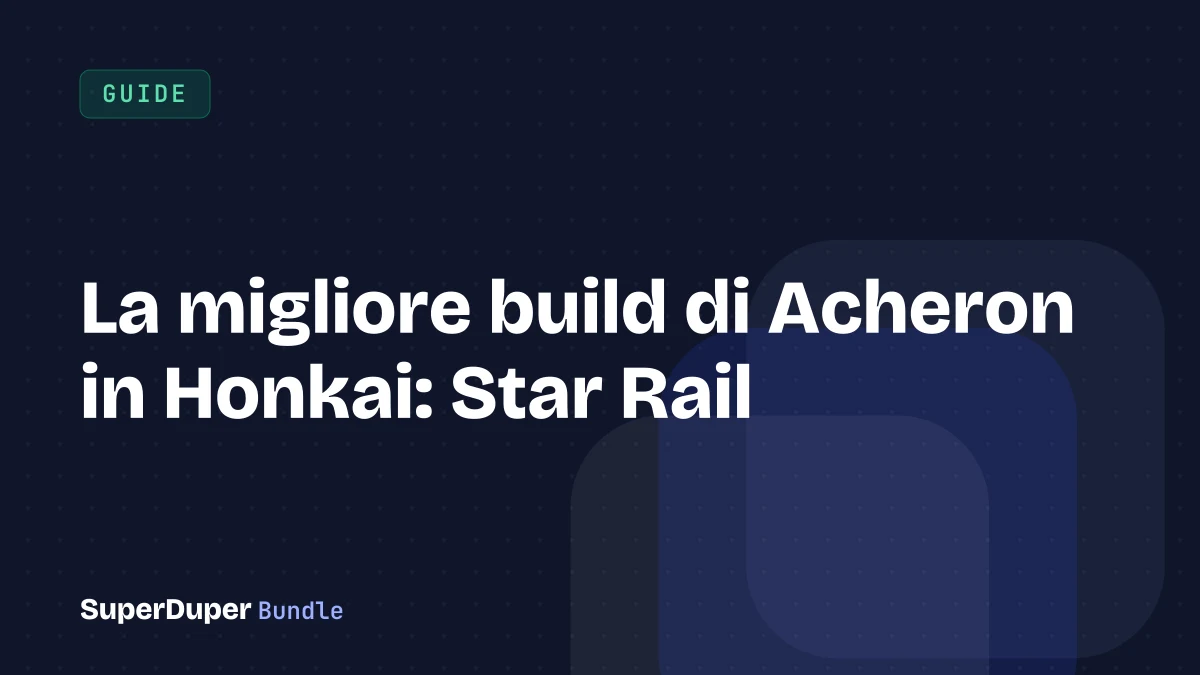 La migliore build di Acheron in Honkai: Star Rail