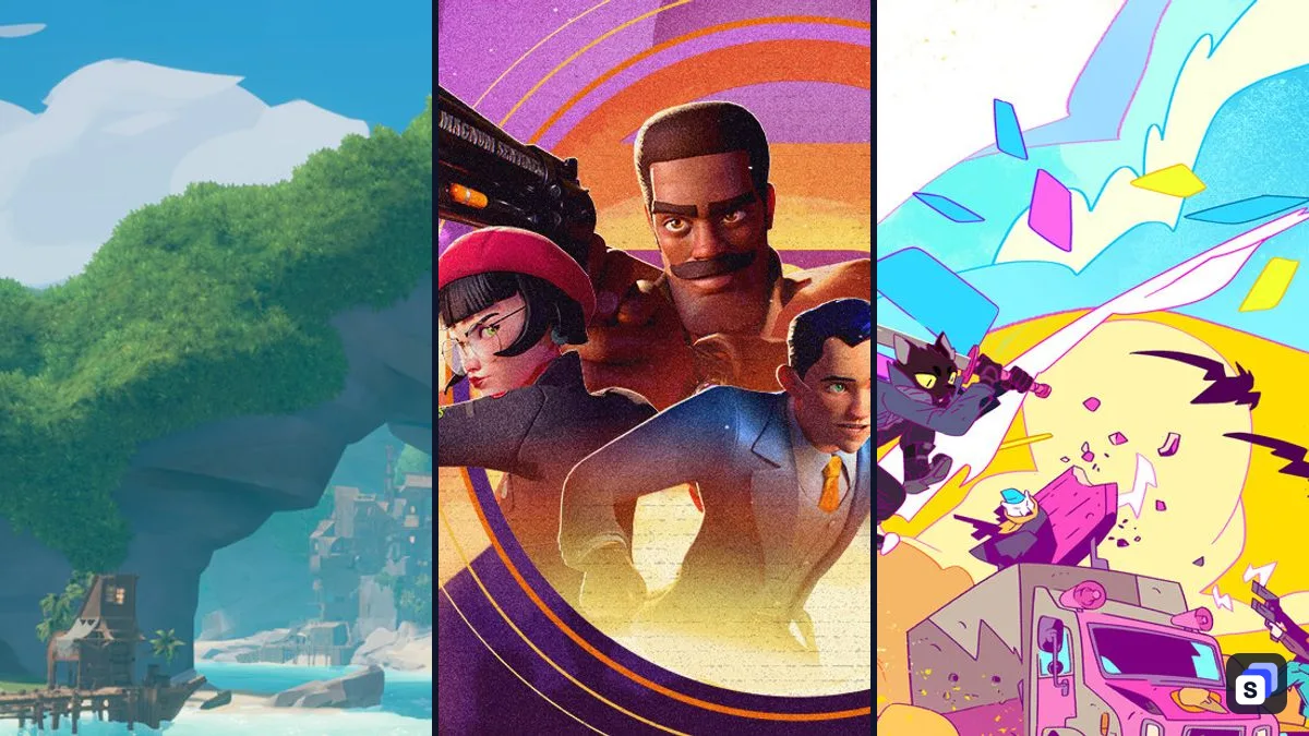 Key art from Blazing Sails, Deceive Inc. and Friends vs Friends
