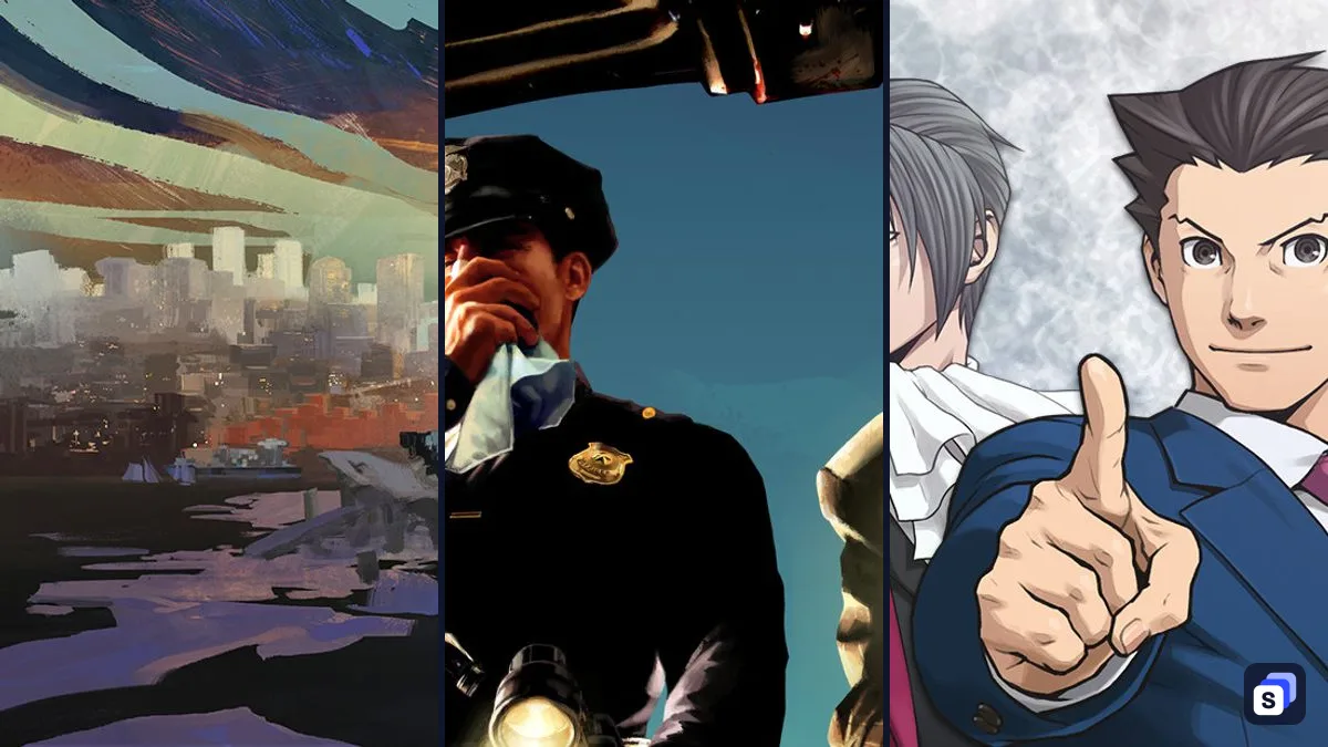 Disco Elysium - The Final Cut · L.A. Noire · Phoenix Wright: Ace Attorney Trilogy