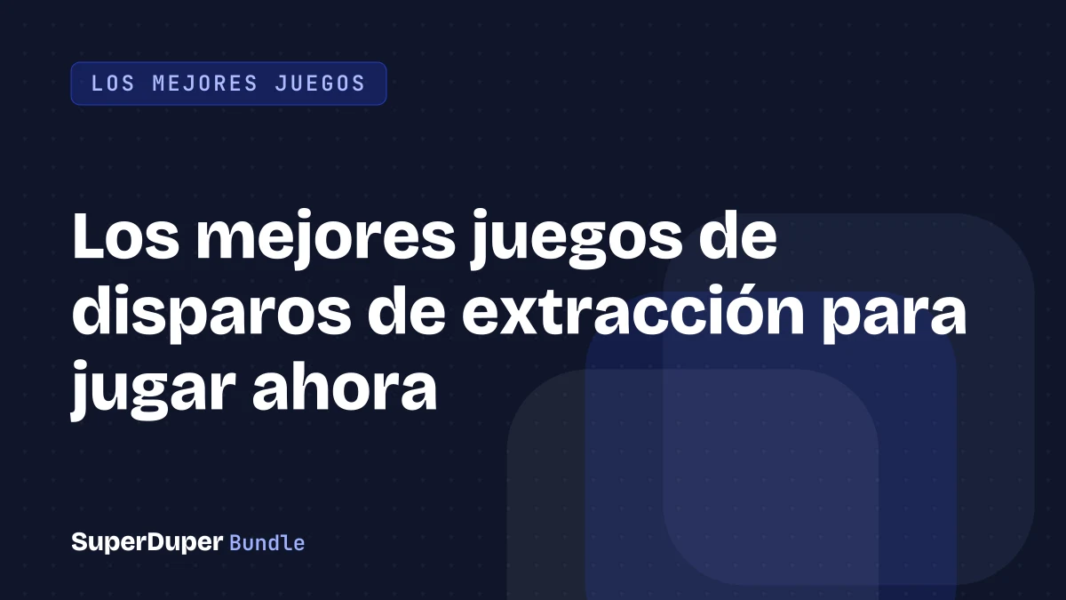 Los mejores juegos de disparos de extracción para jugar ahora
