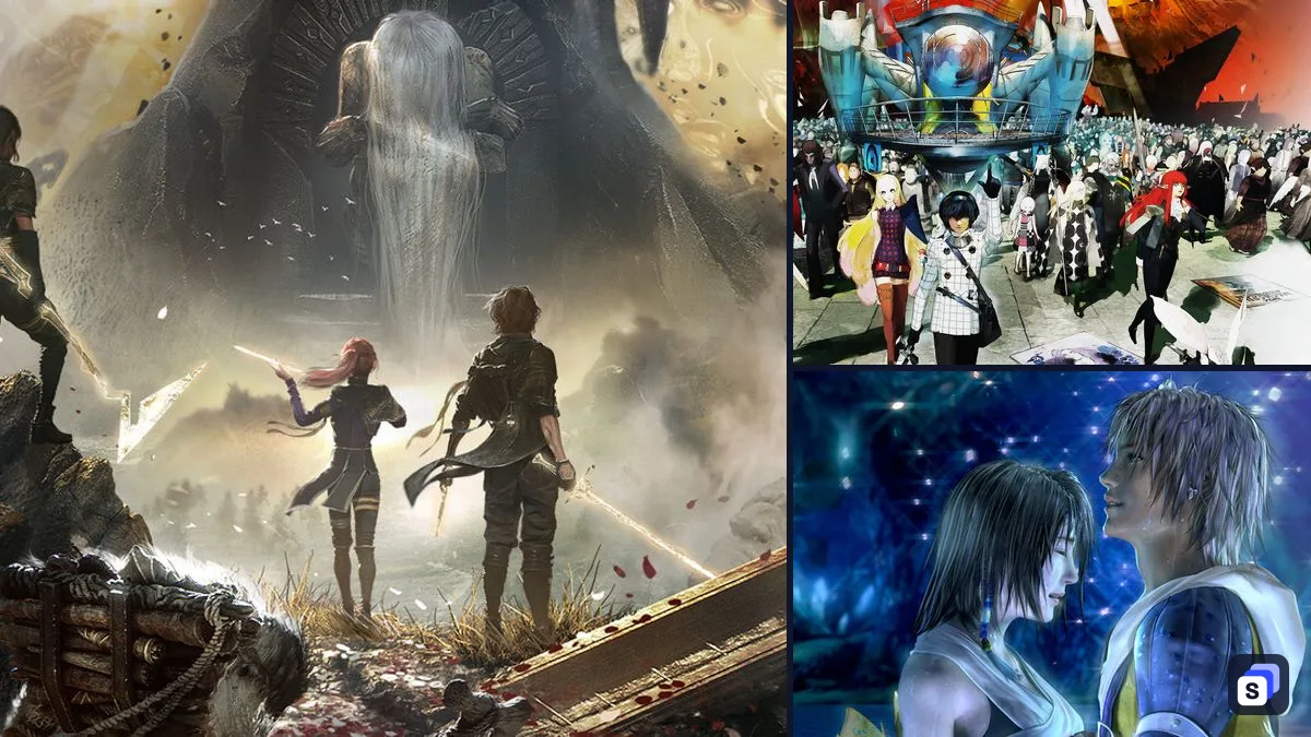 Clair Obscur: Expedition 33 key art next to Metaphor: ReFantazio and FINAL FANTASY X/X-2 HD Remaster, two games like it