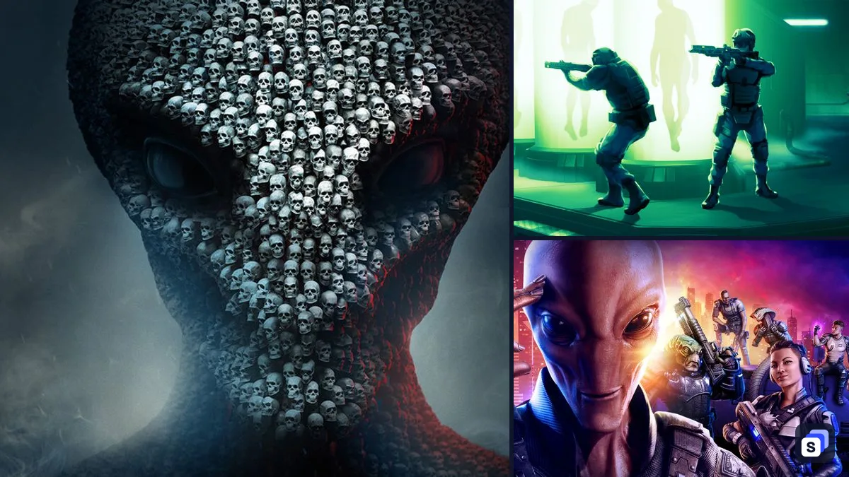 XCOM 2 key art next to Xenonauts 2 and XCOM: Chimera Squad, two games like it