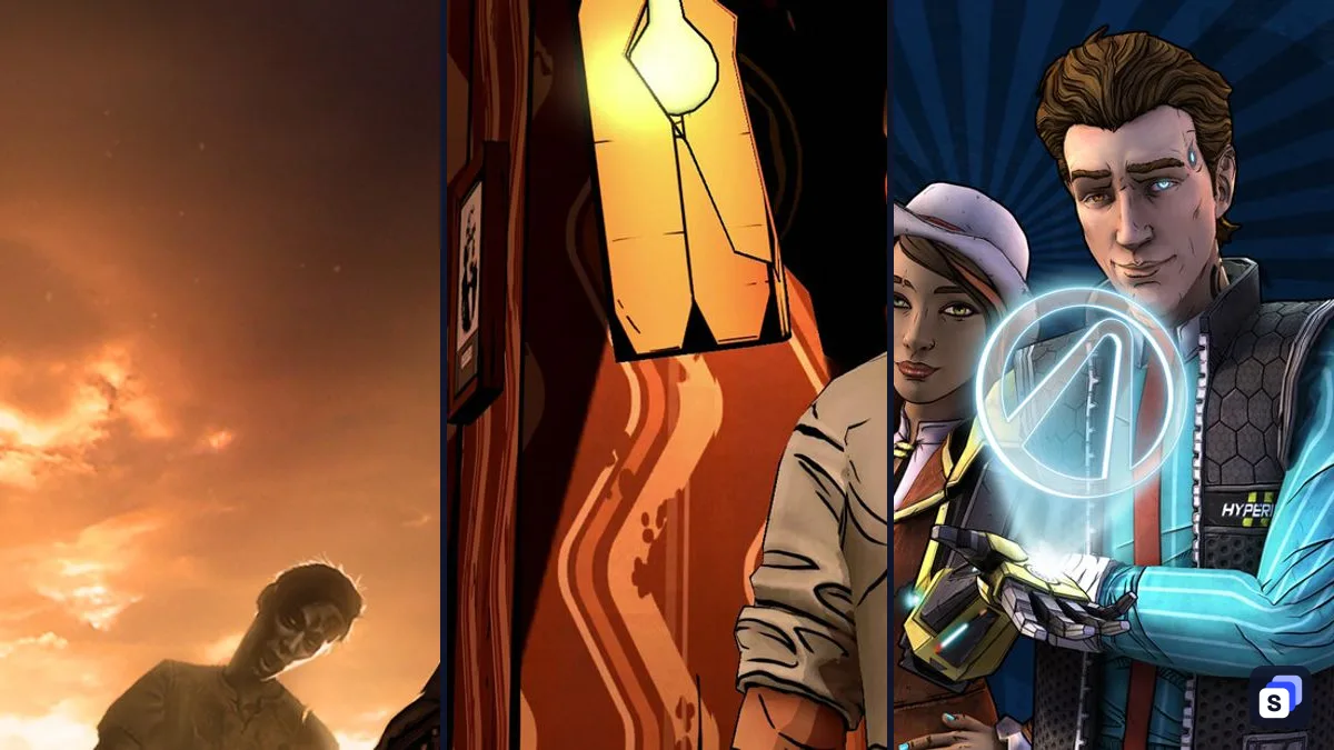 Arte de The Walking Dead, The Wolf Among Us e Tales from the Borderlands