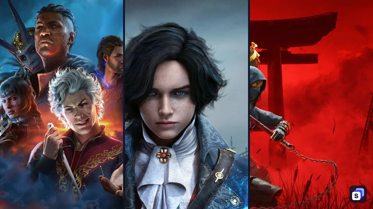 Arte de Baldur's Gate 3, Lies of P y Assassin’s Creed Shadows