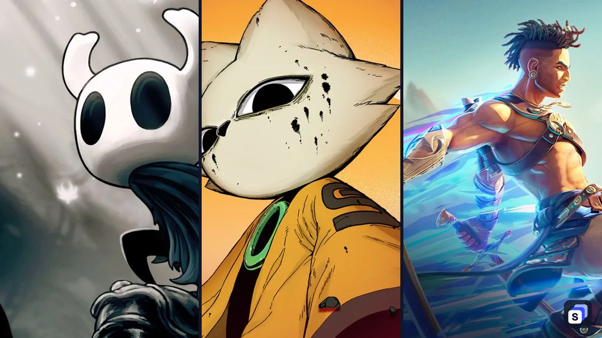 Arte de Hollow Knight, Nine Sols y Prince of Persia The Lost Crown