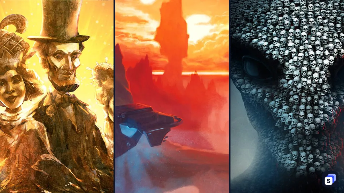 Key art from Sid Meier’s Civilization VI, Stellaris and XCOM 2