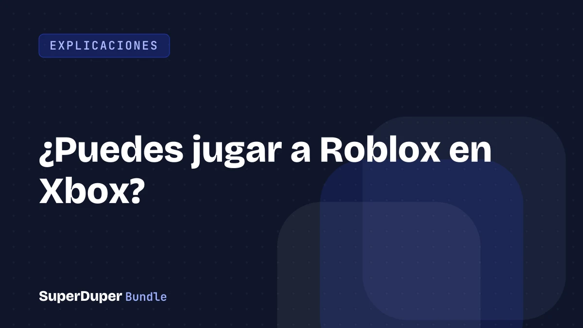 ¿Puedes jugar a Roblox en Xbox?