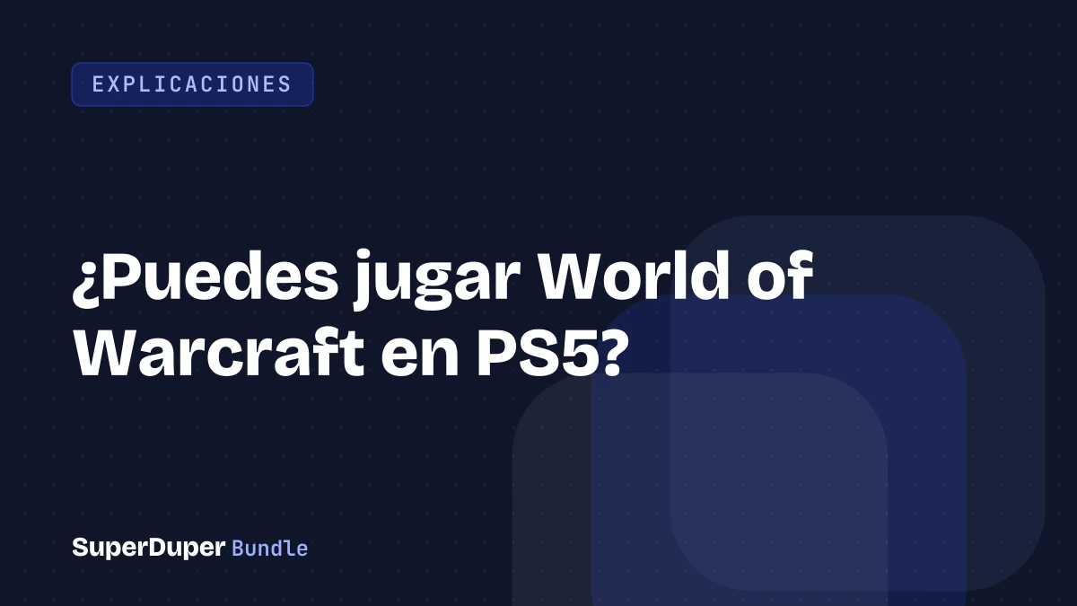 ¿Puedes jugar World of Warcraft en PS5?