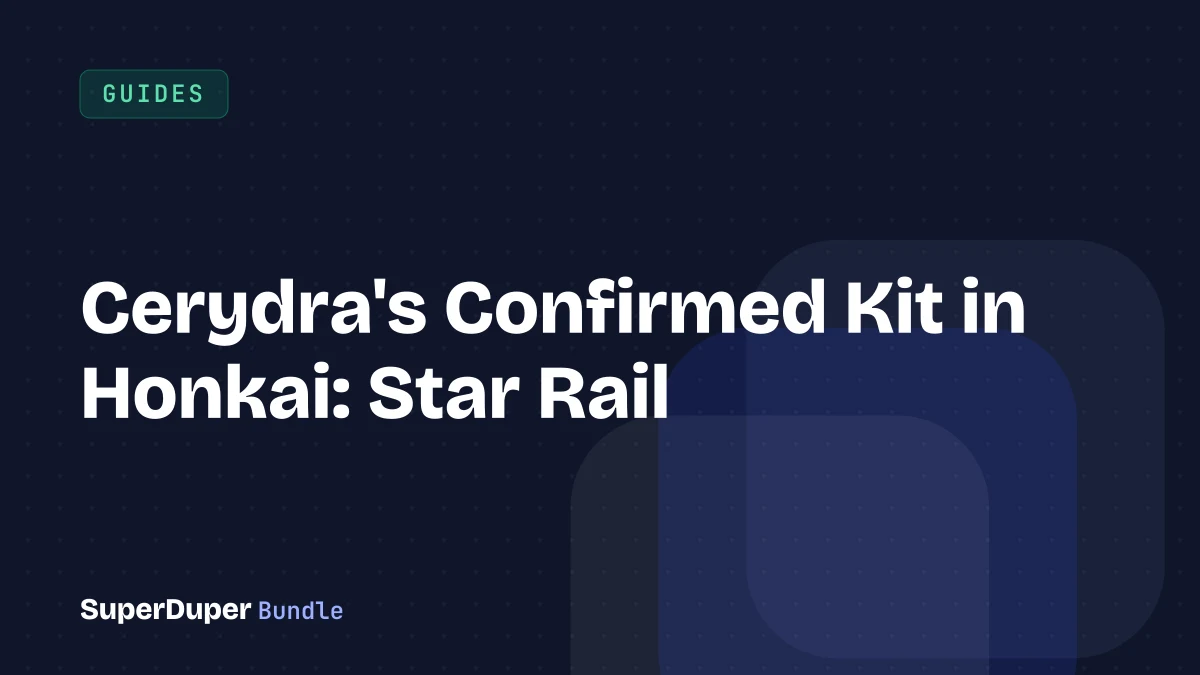Cerydra's Confirmed Kit in Honkai: Star Rail