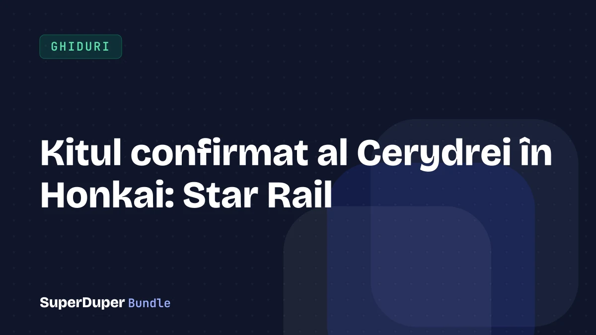 Kitul confirmat al Cerydrei în Honkai: Star Rail