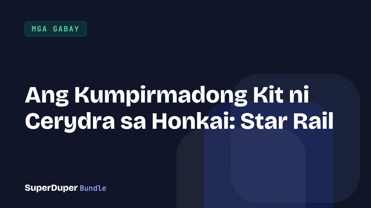 Ang Kumpirmadong Kit ni Cerydra sa Honkai: Star Rail