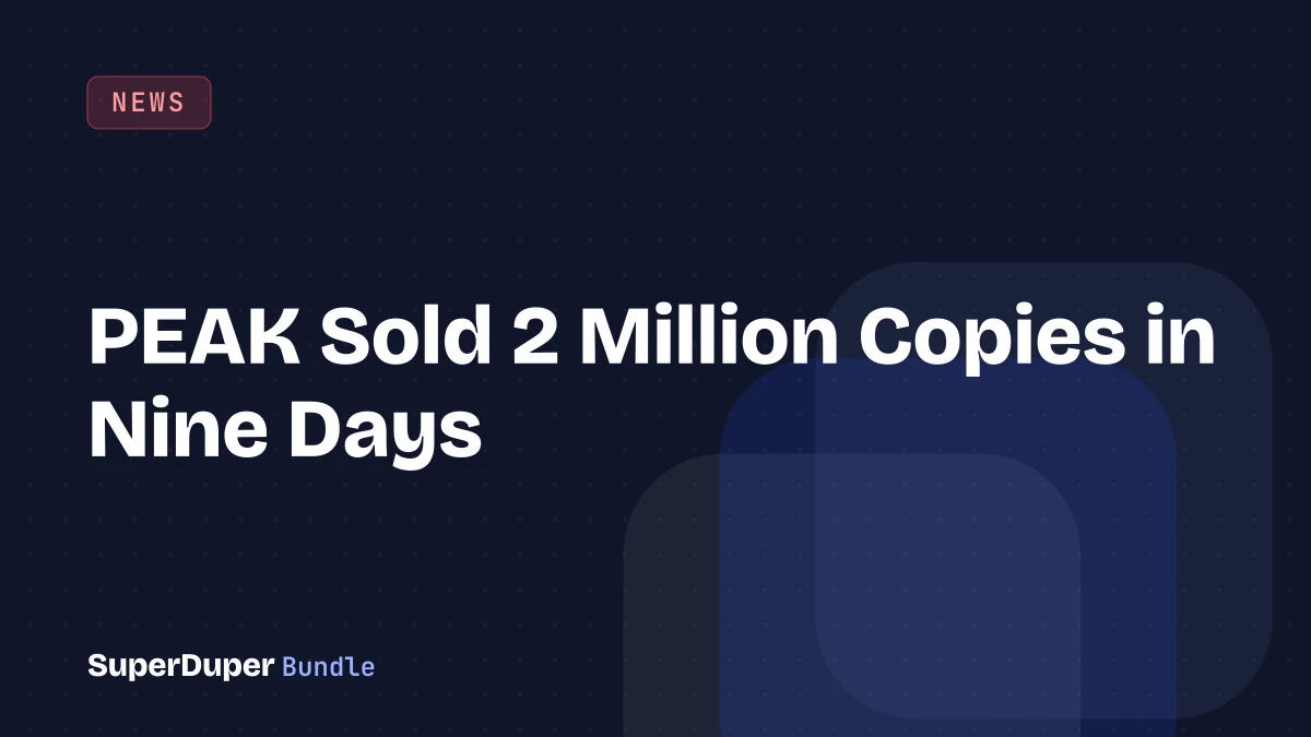 PEAK Sold 2 Million Copies in Nine Days