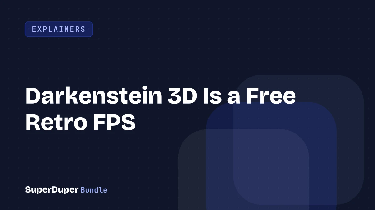 Darkenstein 3D Is a Free Retro FPS