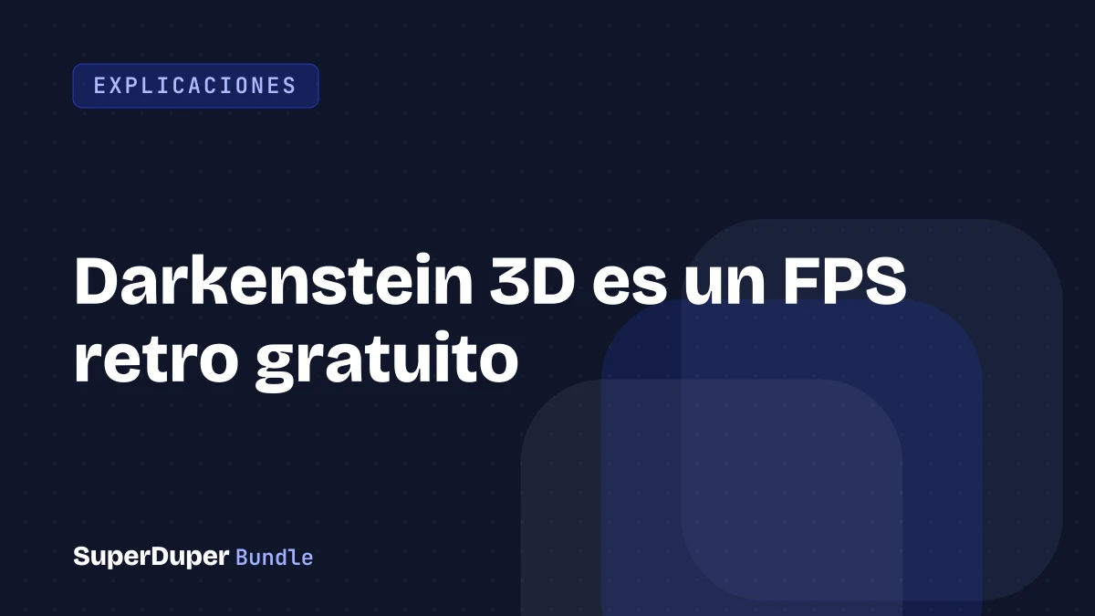 Darkenstein 3D es un FPS retro gratuito