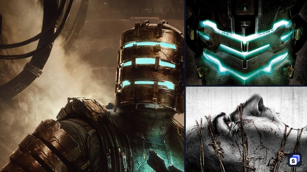 Dead Space key art next to Dead Space 2 and The Evil Within, two games like it