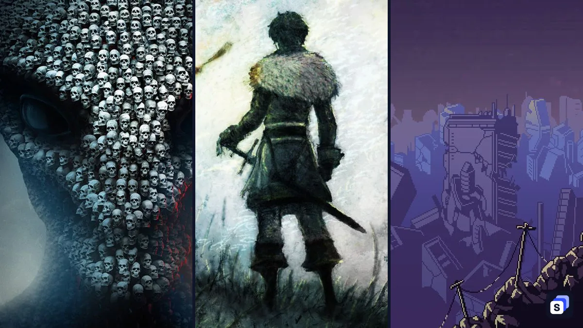 Key art from XCOM 2, TRIANGLE STRATEGY and Into the Breach