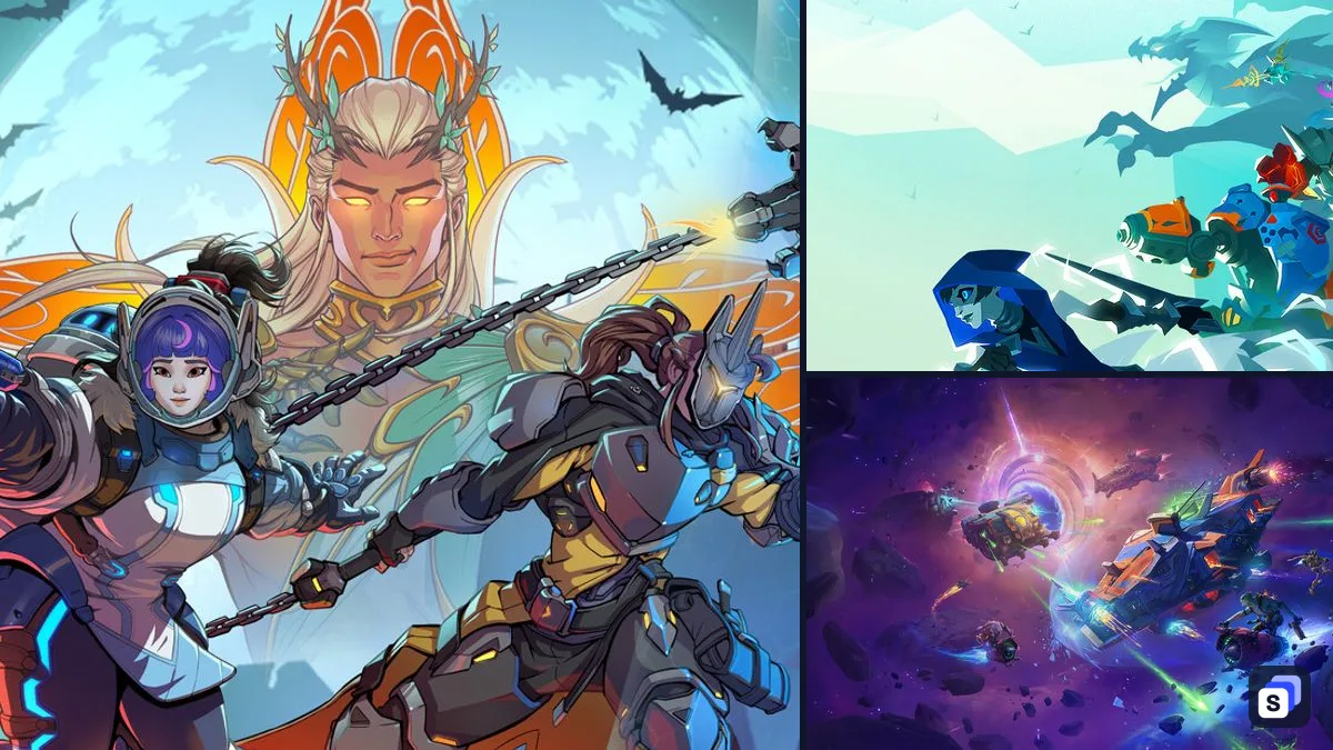Overwatch key art next to Gigantic: Rampage Edition and Wildgate, two games like it