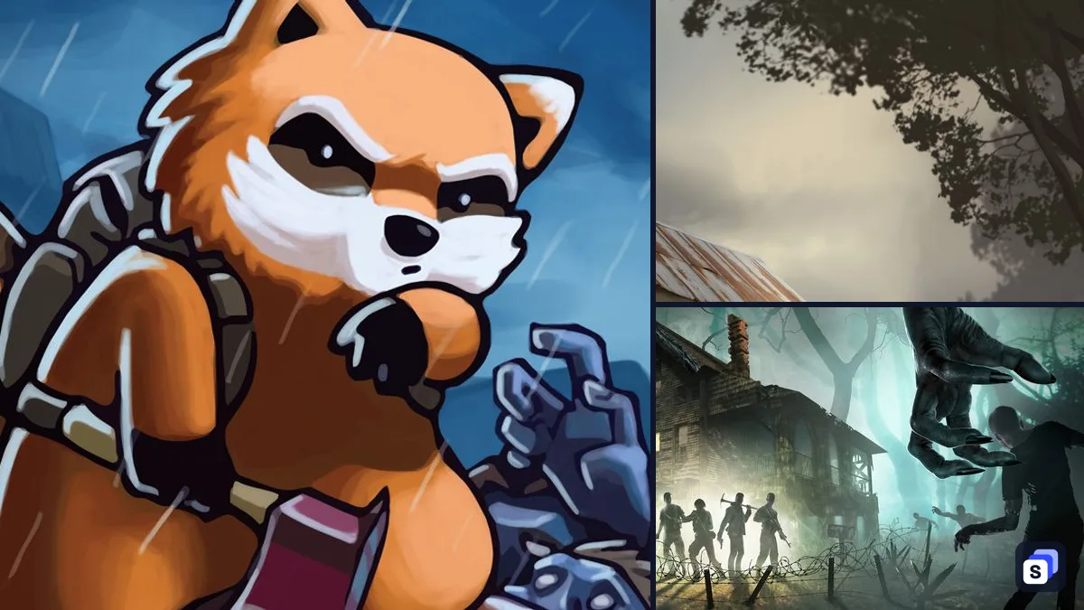 Project Zomboid key art next to HumanitZ and 7 Days to Die, two games like it