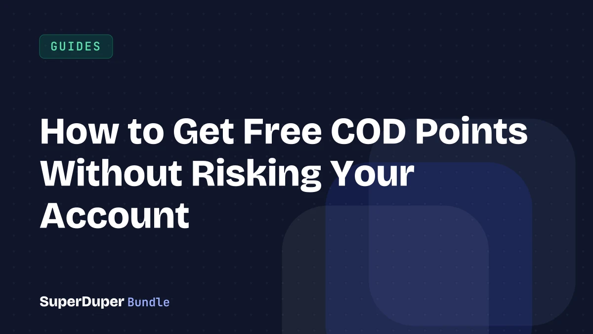 How to Get Free COD Points Without Risking Your Account
