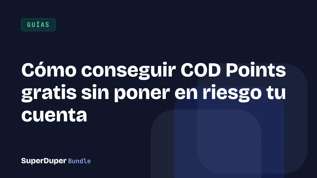 Cómo conseguir COD Points gratis sin poner en riesgo tu cuenta