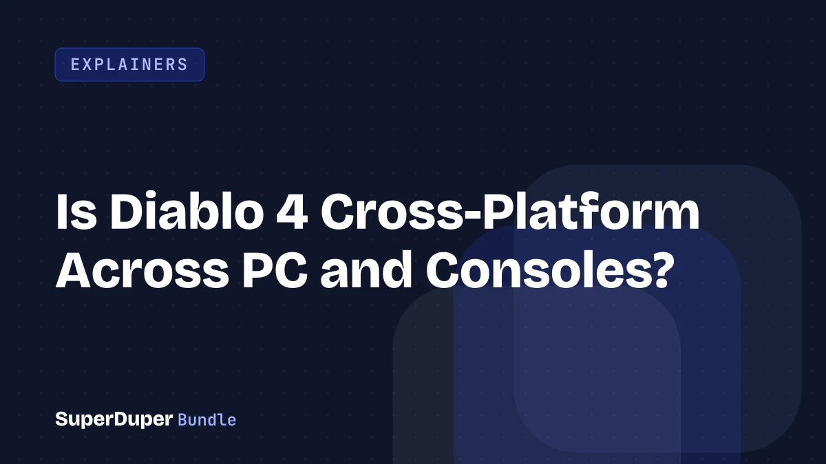 Is Diablo 4 Cross-Platform Across PC and Consoles?