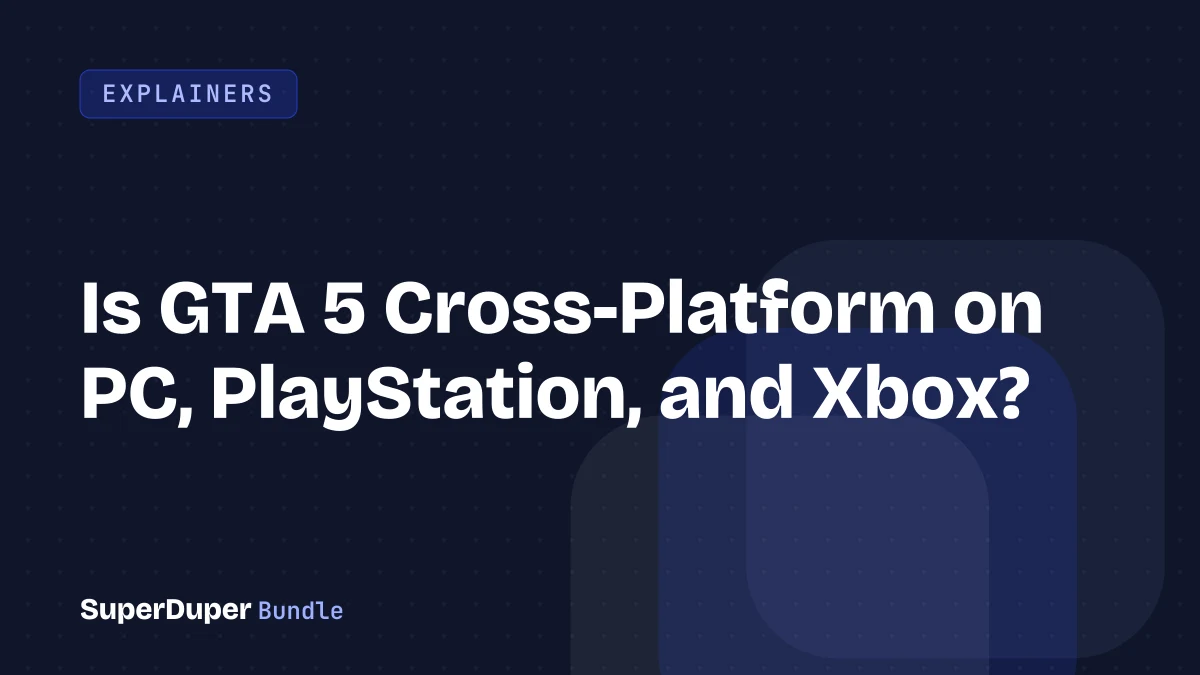 Is GTA 5 Cross-Platform on PC, PlayStation, and Xbox?