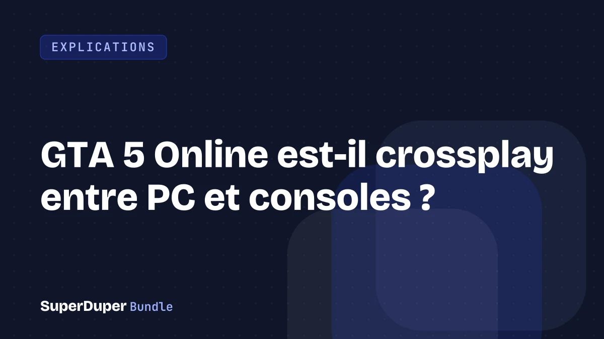 GTA 5 Online est-il crossplay entre PC et consoles ?