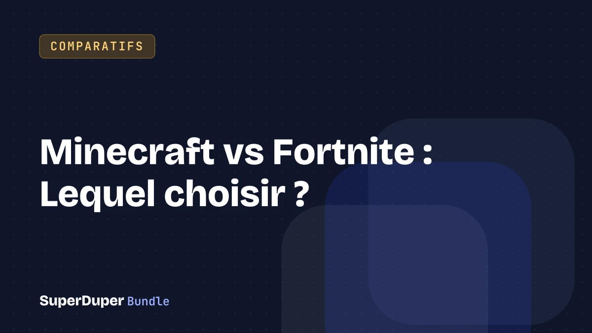 Minecraft vs Fortnite : Lequel choisir ?