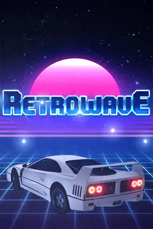 Retrowave cover art